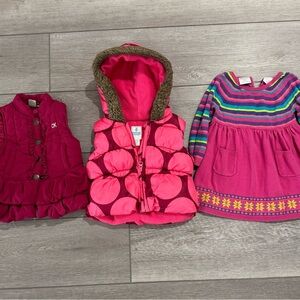 Adorable 12 Month Baby Girl Vests and Dress